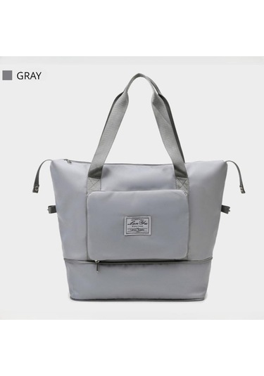 Gri Erkekler Ve Kadınlar İçin Katlanır Seyahat Çantası Kısa Mesafe Taşınabilir Geni Bagaj Çantası Doğum Seyahat Çantaları 57038942 Gri