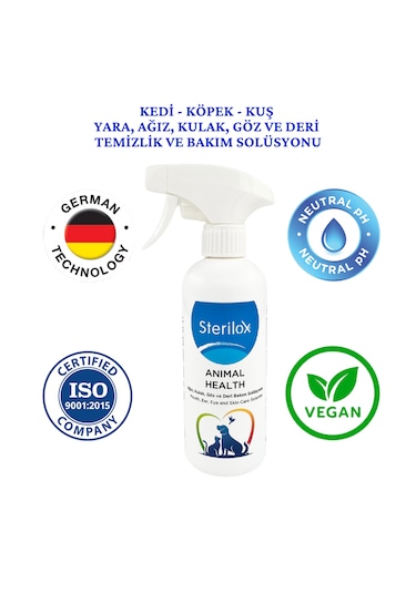 Sterilox Animal Health Yara Ağız Göz Bakım Solüsyonu 400 ML