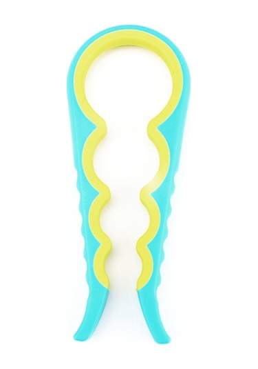 Ranyeek Mutfakta Kullanımı Kolay Dört İşlevli Açıcı: Kutu, Şişe, Kapağı Açma Ve Sıkma - Dayanıklı Malzeme - Mavi Mavi