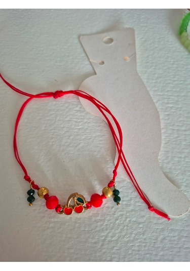 Glamglamour Kırmızı Kiraz Bayan Halhal