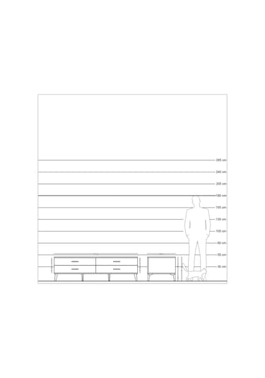 Kronos Tv Ünitesi 4 Çekmeceli 176x59x51 Aytaşı-çam/çam Atlas Çam/atlas Çam