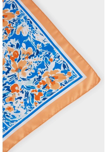 Defacto Kadın Desenli Fular G1573ax25wnbe2 Mavi