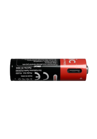 Asonic Pl400 Aaa Ince 1.5v 400mah/750mwh Type-c Usb Şarjli 2li Pil