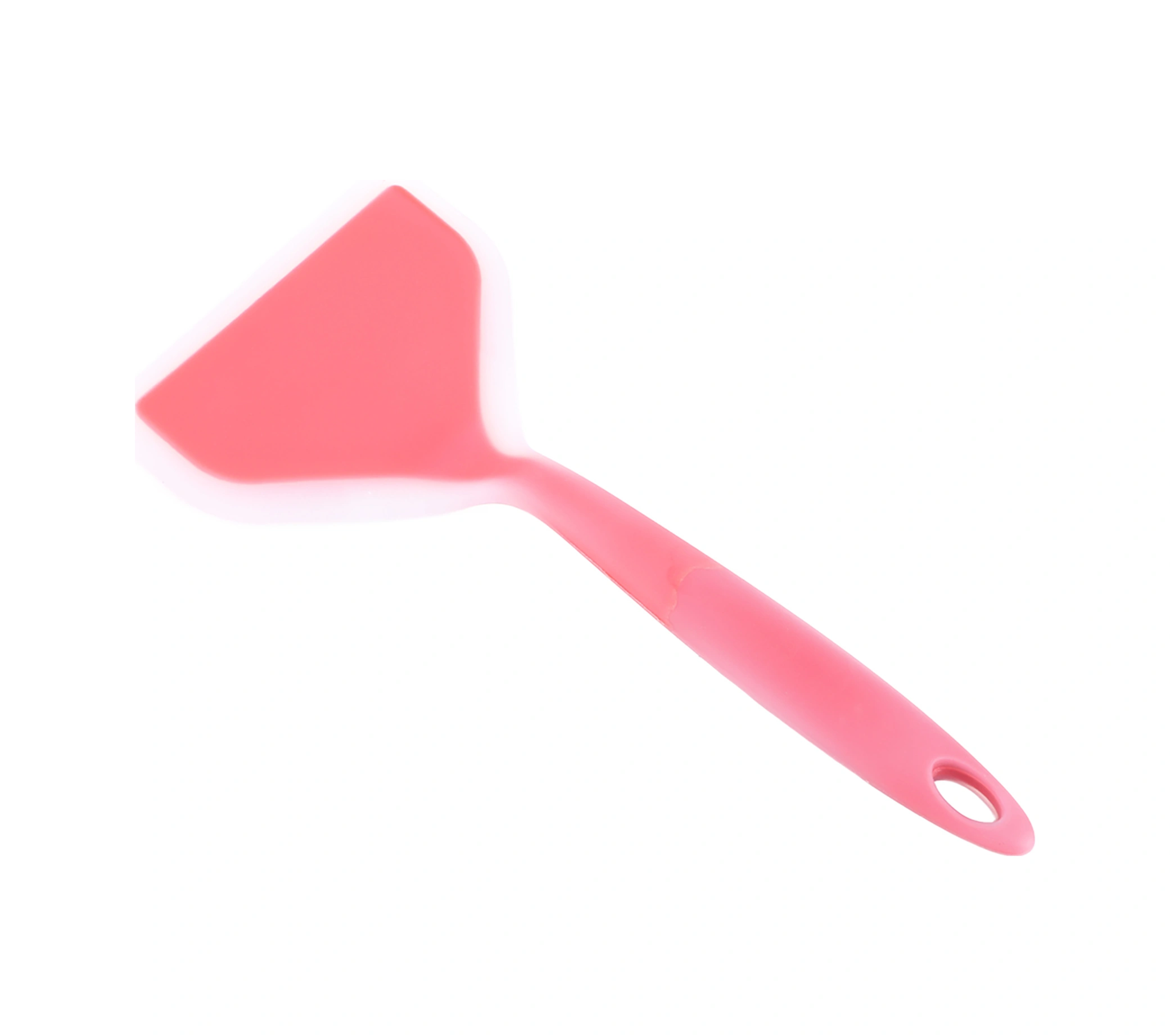 Kosona Yüksek Sıcaklığa Dayanıklı Gıda Grubu Silikon Shovel, Kaygan Tencere Uyumlu Geniş Yüzeyli, Yumurta/pizza/steak Pişirme Kolu, Ergonomik Tutuş, Kolay Temizlenir Turuncu Kollü