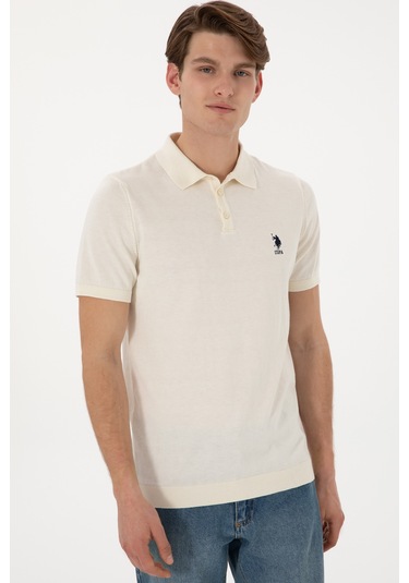 U.s. Polo Assn. Erkek Krem Kazak /triko 50299359-vr071 Krem