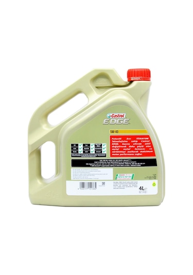Castrol Edge Titanium 5W-40 Motor Yağı 4 x 4 L
