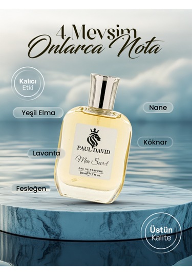 E127 Aromatik Yeşil Edp Parfüm Uzun Süre Kalıcı 50ml Amber