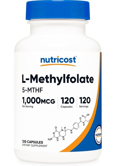 Nutricost Methylfolate Women's Health 1000mcg 120 Vegetarian Caps