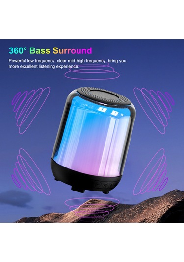 Ranyeek Renkli Rgb Işık Ve Beyaz Gürültü Özellikli Bluetooth Uyku Hoparlörü Bl03, 1500mah Pil, 15/30/60 Dakika Zamanlayıcı