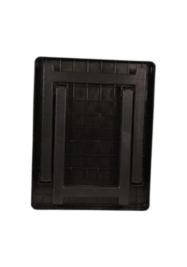 Portatif Plastik Katlanabilir Masa - 40 X 50 Cm Abanoz - Beyaz
