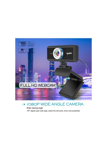 Sones Hxsj S4 1080p Ayarlanabilir 180 Derece Hd Manuel Odaklı Video Web Kamerası Mikrofonlu Pc Kamerası