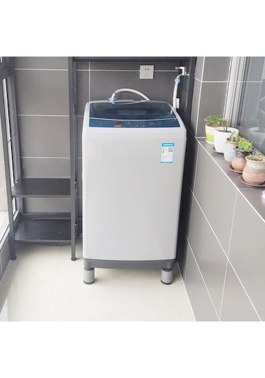 Gajeena Beyaz Eşya Yüksekliği Artırıcı Matlar - 3.5 Cm Yükseklik, Kayma Ve Sarsıntı Önleyici, Dörtlü Paket, Gri Diğer