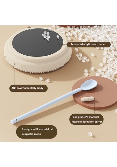 Flybuy 10.000rpm Manyetik Kaldırma Kahve Karıştırıcı, Süt Çalkalayıcı, Kırmızı Şarap Dejanter, Single Stirrer Mavi Mavi