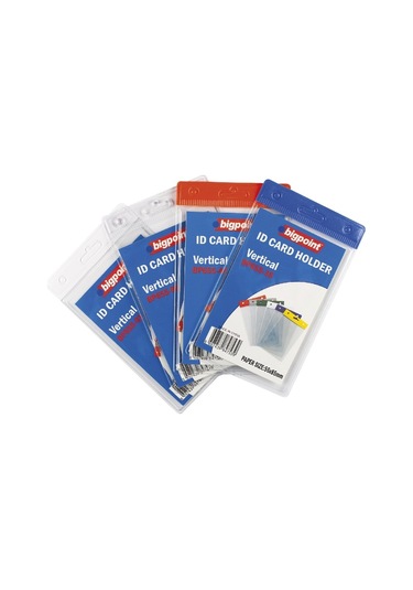 Bigpoint Kart Poşeti Dikey Beyaz 55X85Mm 10 Adet