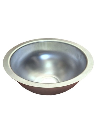 27 Cm Yuvarlak Evye Mat Krom Eco Yatek Karavan Tekne