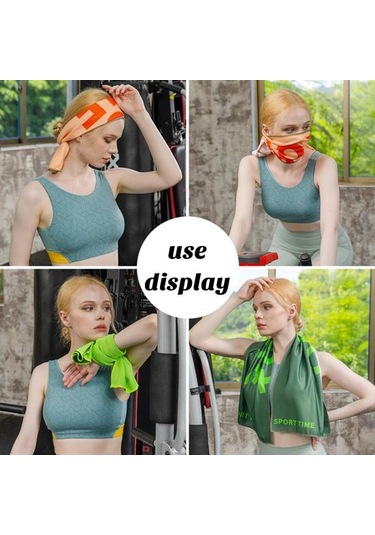 Gri Egzersiz Soğutma Havlusu Üç Katmanlı Süper Yumuşak Cilt Dostu Çabuk Kuruyan Nem Emici Nefes Alabilen Spor Havlusu Gri