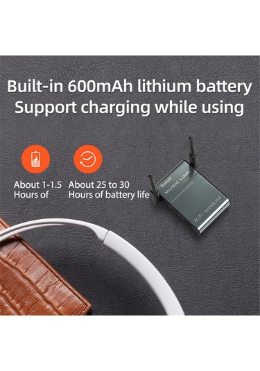 Aux Ses Bluetooth Alıcısı Kayıpsız Ses Adaptörü Rca Hoparlör 5.0 B