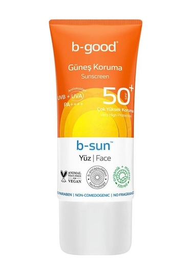 B-Good B-Sun SPF 50+ Yüz Güneş Koruma 50 ML
