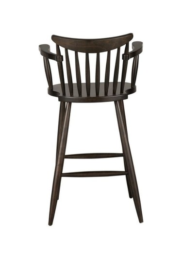 Hudson Ahşap Bar Sandalyesi Kahverengi