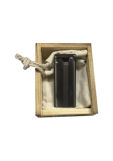 Çelik Depolu Promise Slim Pirinç Çakmak Füme Bronz