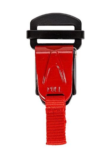 Dianziye Motosiklet Kaskı Hızlı Serbest Bırakma Kilit Seti - Profesyonel Metal 6 Bölümlü Kırmızı Takviye Kilit - Kolay Kurulum, Tüm Kask Türlerine Uyumlu