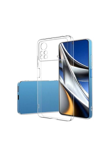 Xiaomi Poco X4 Pro 5G Kılıf Şeffaf Silikon Hibrit Case Kapak Renksiz