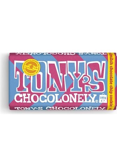 Tony's Chocolonely Vollmilch Chip Cookie Chocolate 180 G