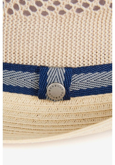 Barbour Craster Trilby Fötr Şapka Be11 Ecru Ekru