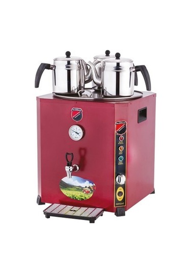 Işıkgaz Silverinox Elit Jumbo 36 Litre 3 Demlikli Çay Kazanı Makinesi Slvr-el03k