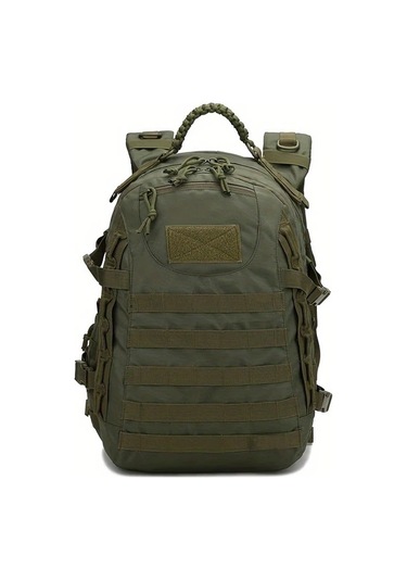 Dashanshop 35 Litre Khaki Erkek Spor Sırt Çantası Modüler Tasarım Seyahat Çantası Su Şişe Tutucu Altın