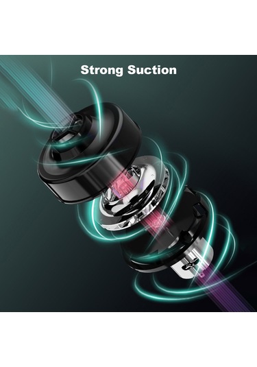 Geeksen Araç Ve Ev İçin Kullanıma Uygun El Tipi Süper Güçlü 120w 8000mbar Süctionlu Kablosuz Mini Vakum Temizleyici