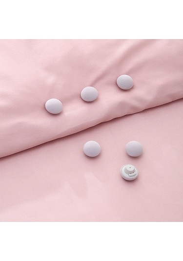 Gri 4 Adet Mantar Yorgan Tutucu Kaymaz Battaniye Klipsi Levha Tutucu Çarşaf Bağlantı Elemanları - Diğer Gri