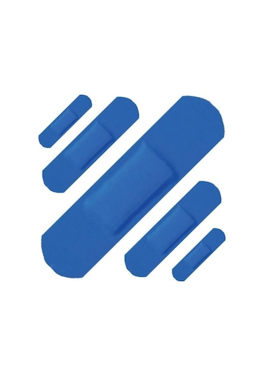 Sanitabant Metalsiz Yara Bandı 100 Adet Mavi