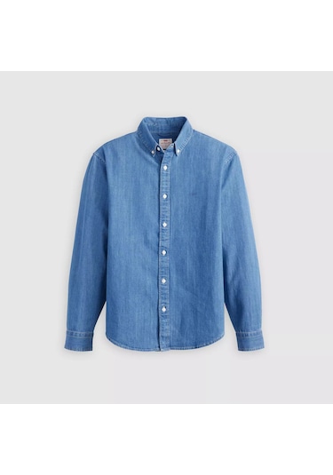 Levi's Erkek Authentic Button-down Mavi Gömlek - A7210-0025 Mavi