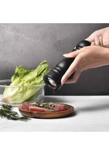 EPİNOX AHŞAP TUZ/BİBER DEĞİRMENİ SERAMİK 41 CM (DCB-41)