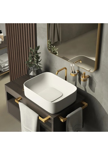 Pirenei Havluluk, Uzun, 45.1cm - Mat Altın Mat Altın