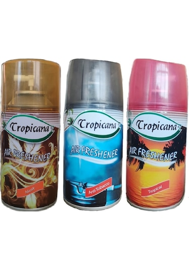 Air Freshener Oda Kokusu Musk Anti Tobacco Tropical 3 x 260 ml