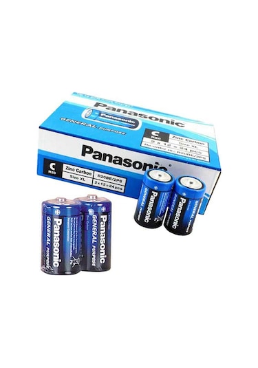Panasonic Uyumlu Manganez Orta Boy 24 Lü Pil Paket ı