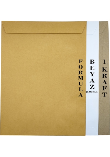 Zarf A4 Boyutunda Kraft Torba Zarf 24x32 Cm - 50 Adet