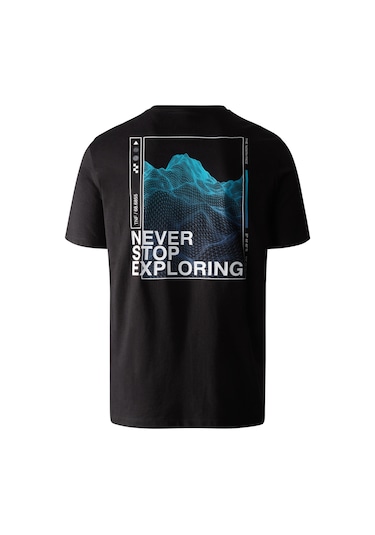 The North Face M Foundation Graphic Tee S/s - Eu Erkek T-shirt-28117-siyah Siyah