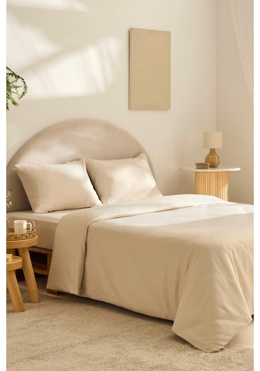 Kaşmir Home Sofia Çift Kişilik Nevresim Takımı Bej Bej