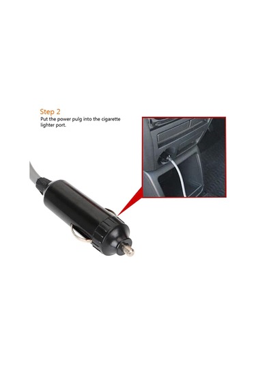 Turuncu Dc 12v Evrensel Araba Yıkama Taşınabilir Araba Duş Temizleme Aracı Açık Kamp Seyahat Duş Araba Yıkama Çakmak İle