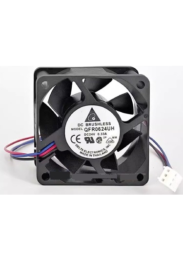 Delta Qfr0624uh ,60x25mm 24vdc 42-cfm 3-kablo Fan