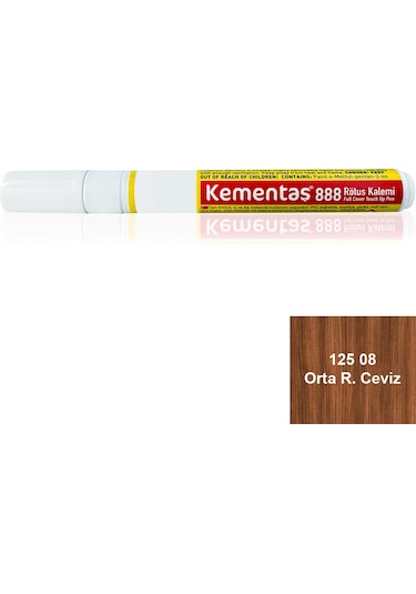 125 08 Orta R. Ceviz Tam Örtücü Rötuş Kalemi Tam Örtücü Rötuş Kalemleri-12331