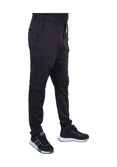 Twister Crespo 794 Siyah Normal Bel Dar Paça Erkek Kanvas Pantolon Siyah