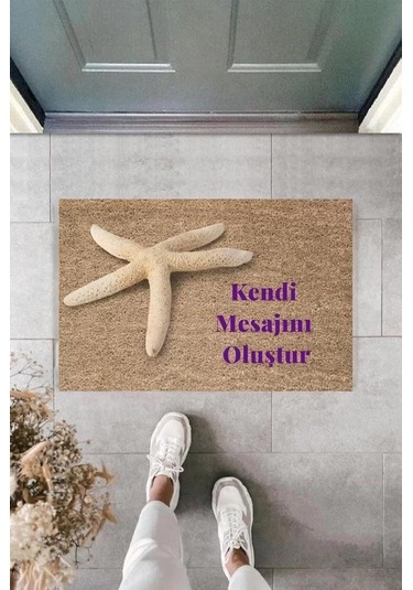 Dijital Baskı Kişiye Özel İç Kapı Dekorasyon Paspas Ps11224 Renkli