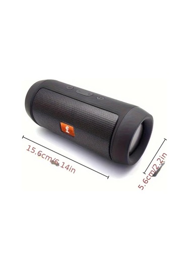 Primepickings Red Portable Kablosuz Hoparlör T-flash Usb Bellek Çalarlı Bass Ses Yüksek Volüm Uzun Ömür