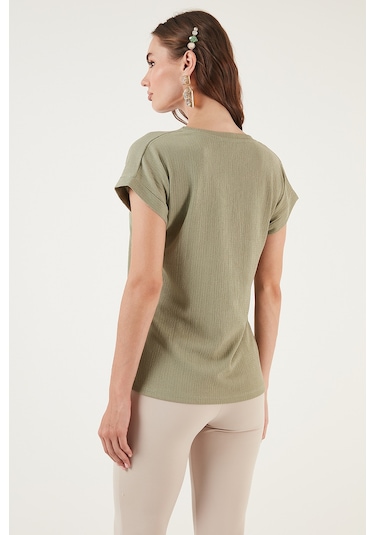 Lela Bayan Bluz 5865039 Olive Olive