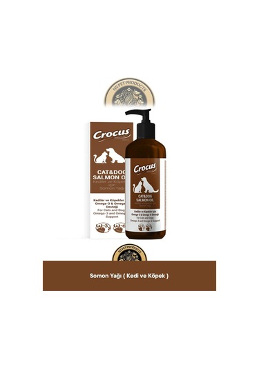 Crocus Kedi Köpek Somon Yağı 3x200 Ml