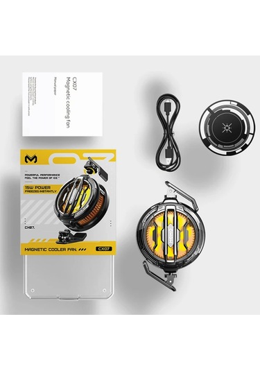 Buz Turbo Telefon Soğutucu Fan Telefon Tablet Manyetik Oyun Gaming Youtube Yayıncı Memo